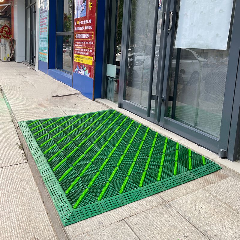 Three-in-one floor mat