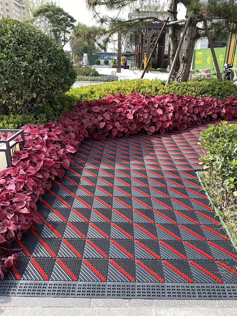 Three-in-one floor mat