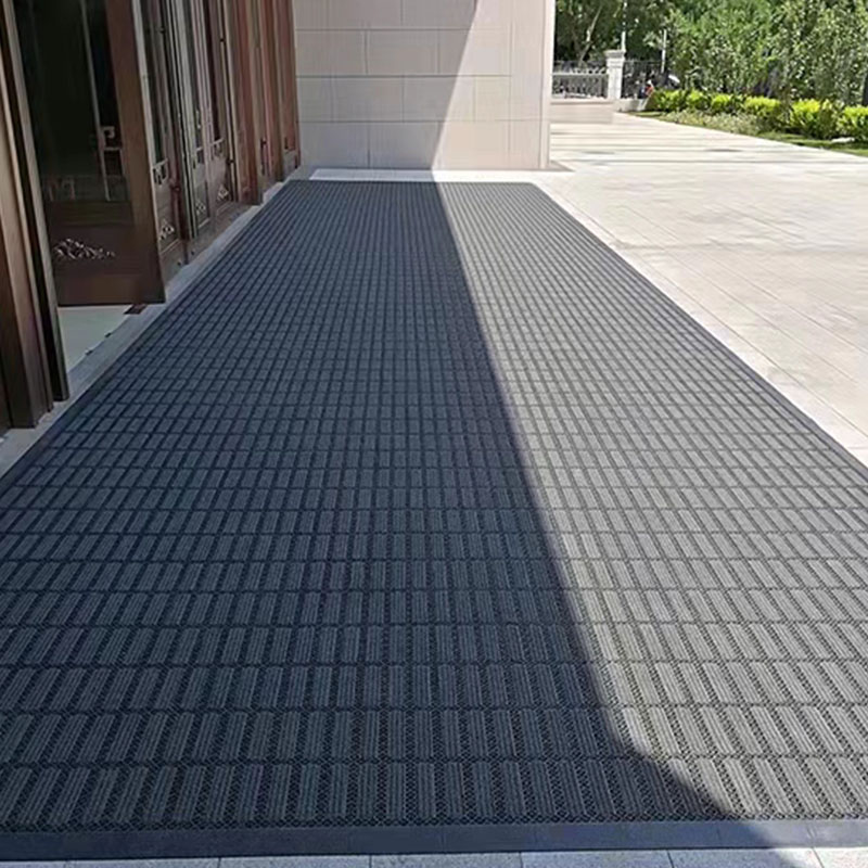 Three carpet dust-removing floor MATS