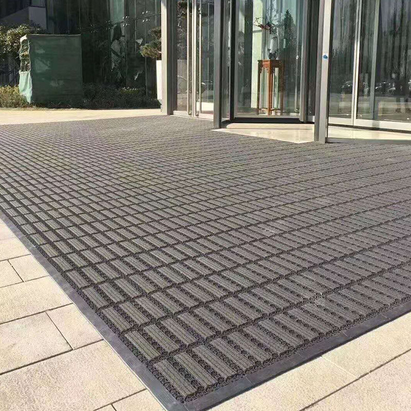 Three carpet dust-removing floor MATS