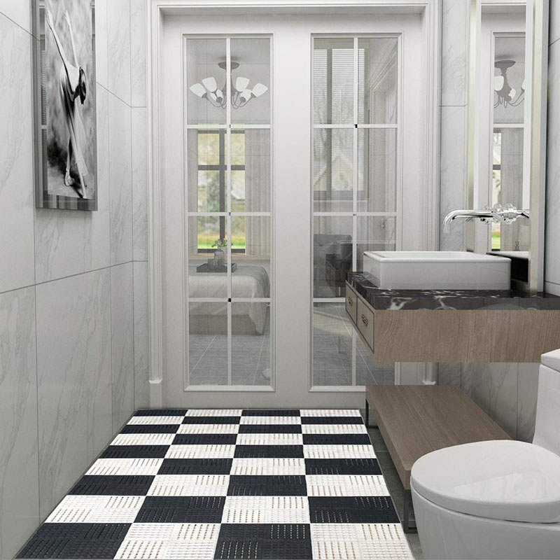 Four-grid anti-slip mat