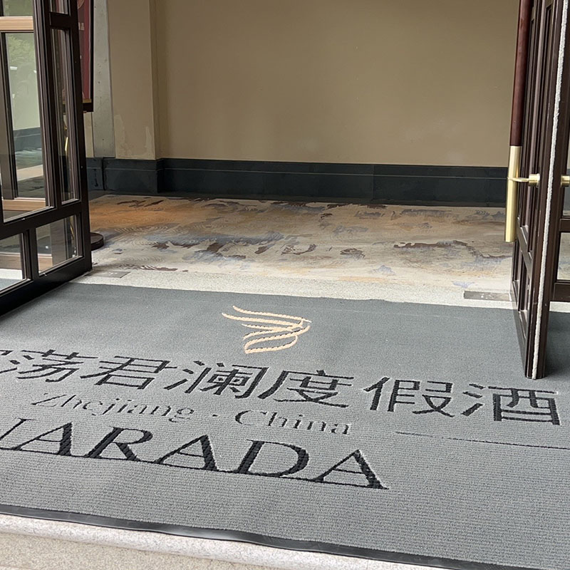 Customized carpet logo