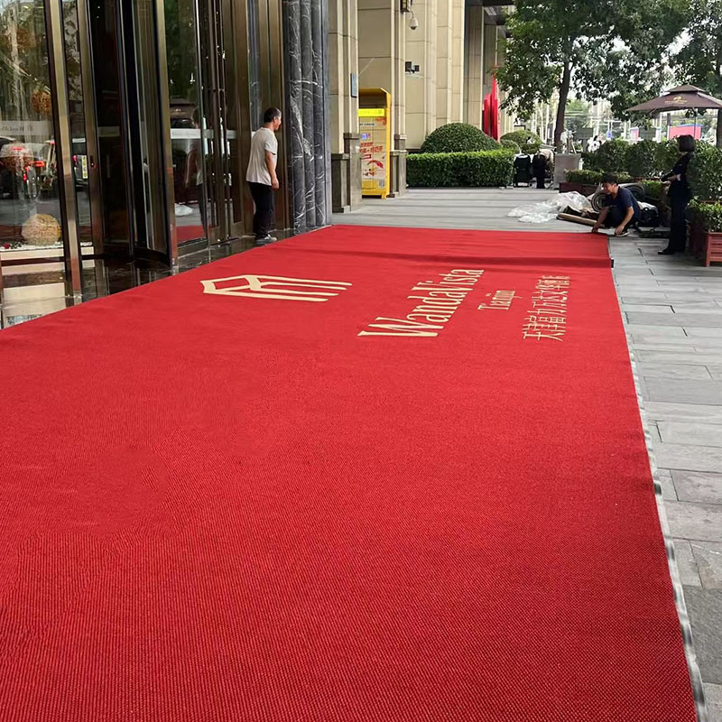 Customized carpet logo