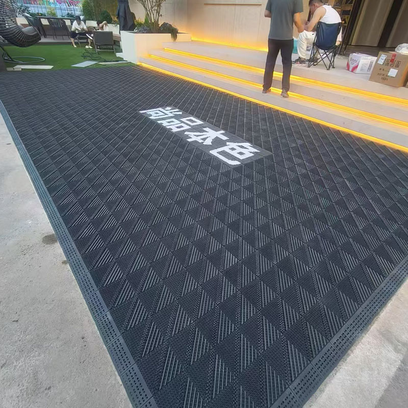 Customized logo for three-in-one floor MATS