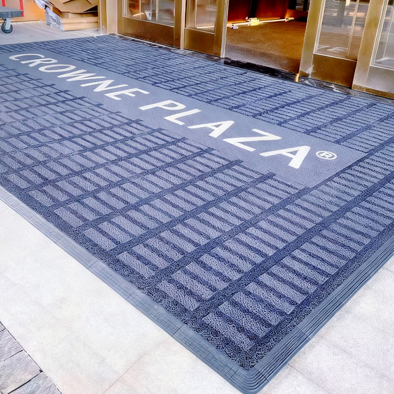 Customized logo for three carpet floor MATS