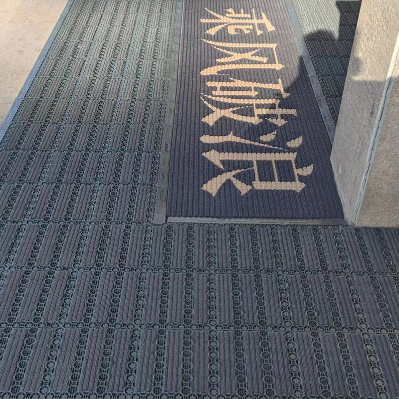 Customized logo for three carpet floor MATS