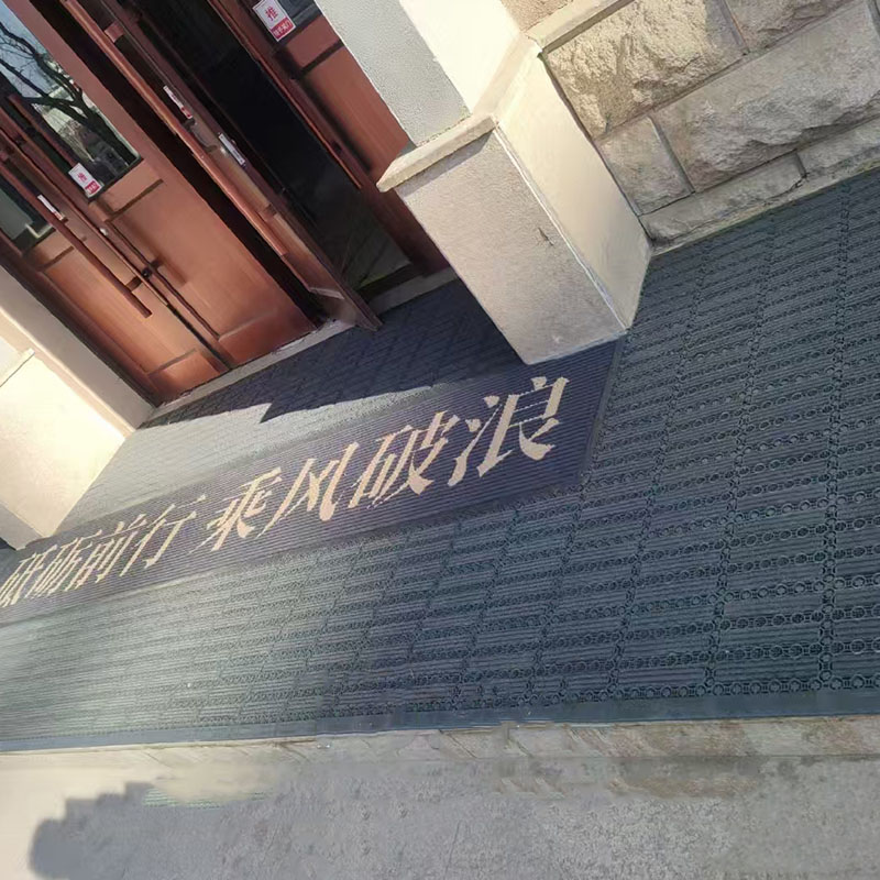 Customized logo for three carpet floor MATS