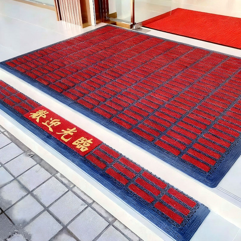 Customized logo for three carpet floor MATS