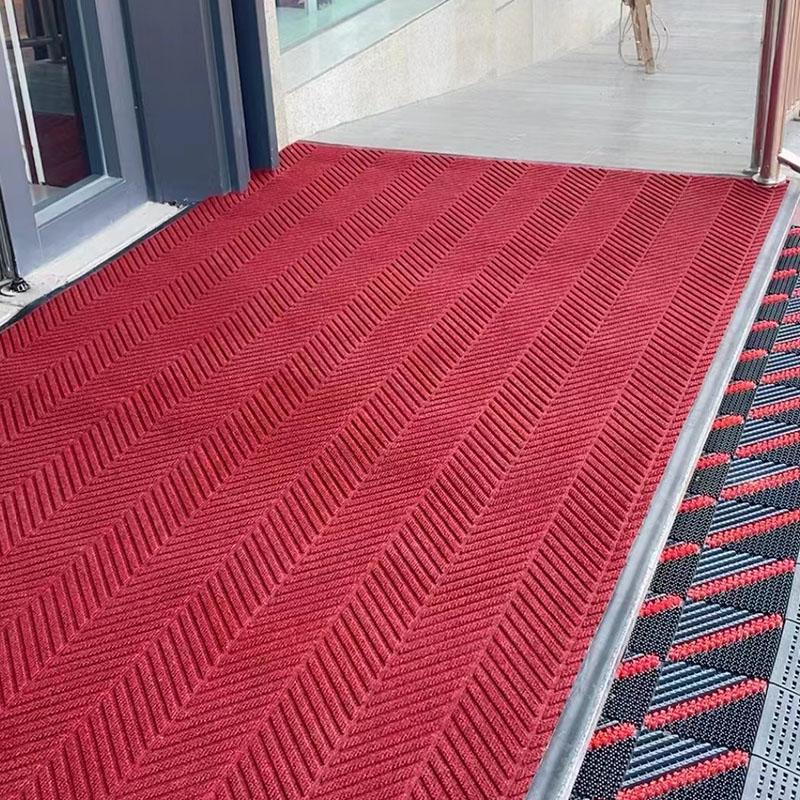 Tire-patterned carpet