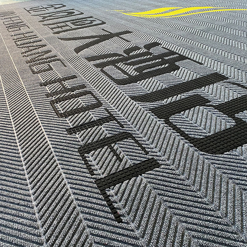 Tire-patterned carpet