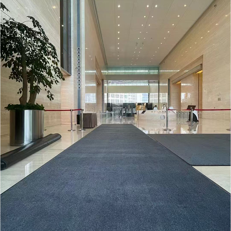 Plush absorbent carpet