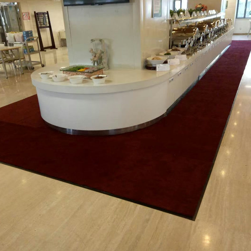 Plush absorbent carpet