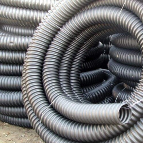 HDPE carbon corrugated pipe HDPE carbon corrugated pipe