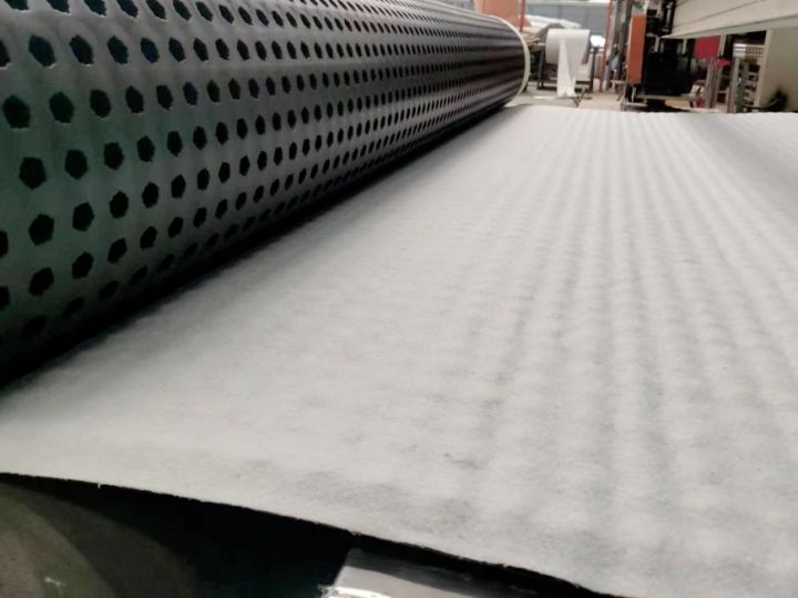 Composite Plastic HDPE Dimple Drainage Board Drain Sheet with Geotextile