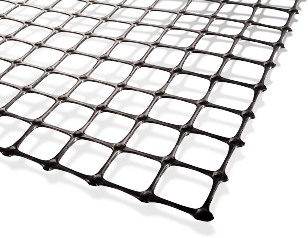 Biaxial plastic geogrid