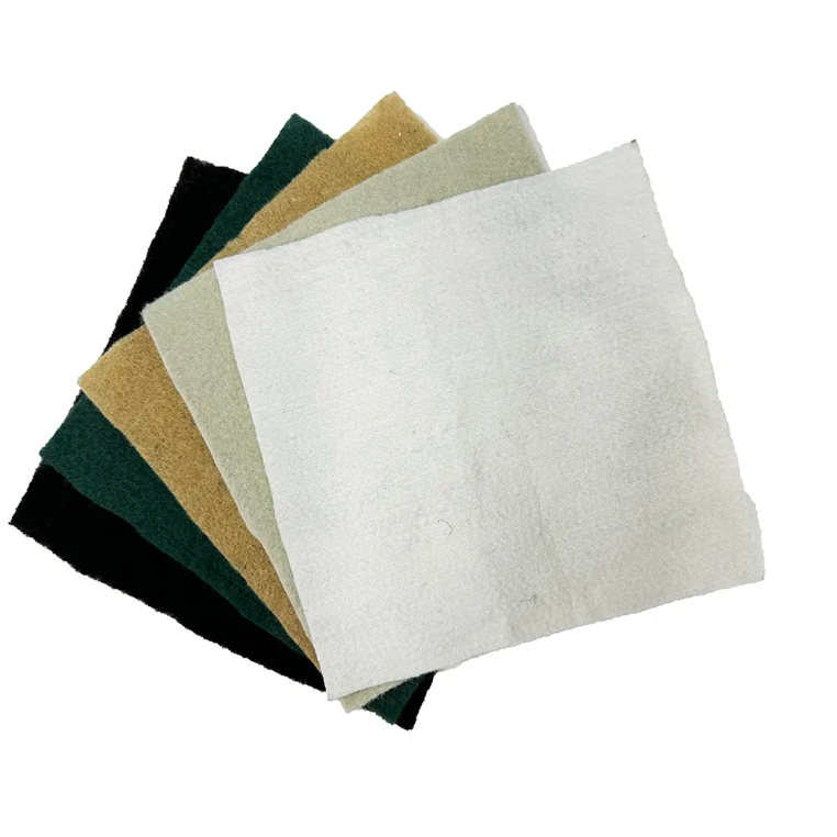 Short fiber needle punched nonwoven geotextile Short fiber needle punched nonwoven geotextile