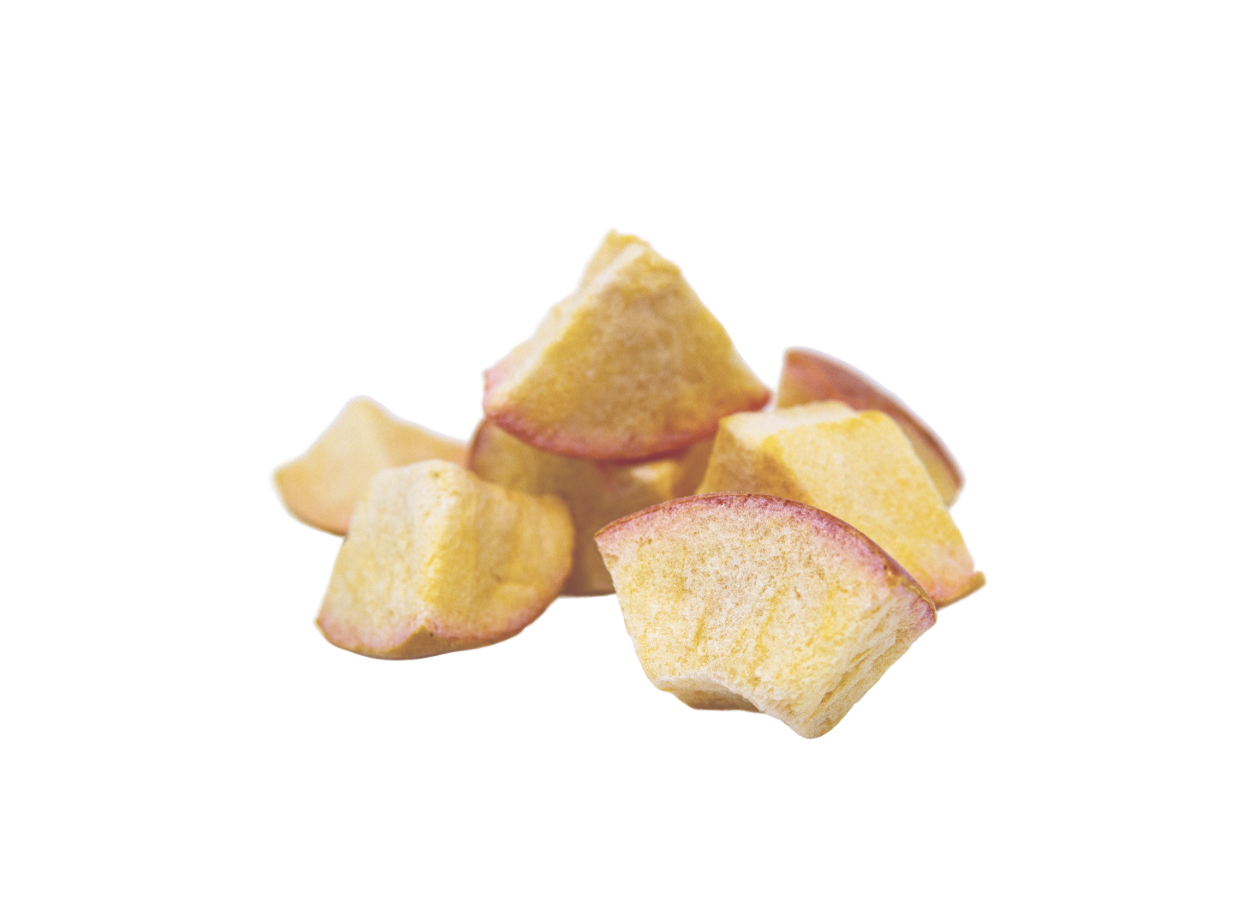 Schokoladenaromatisierte getrocknete Äpfel