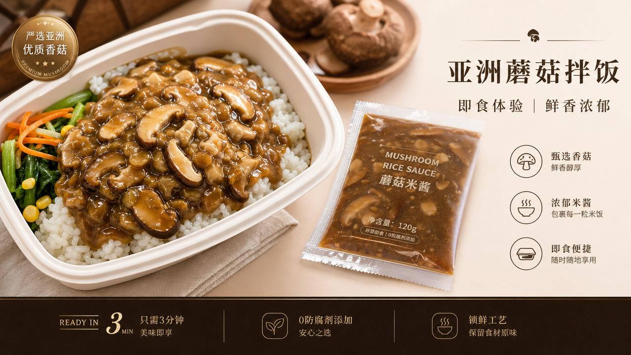 Warum Pilzreis-Sauce in asiatischen Fertiggerichten immer mehr Aufmerksamkeit erhält
