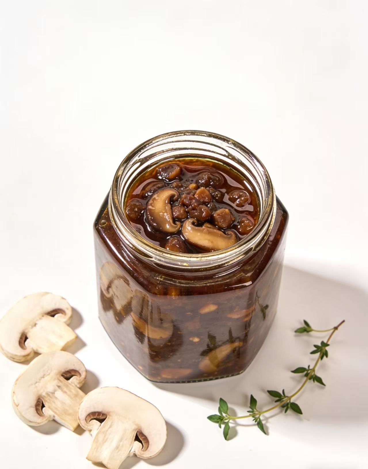 صلصة أرز بالفطر