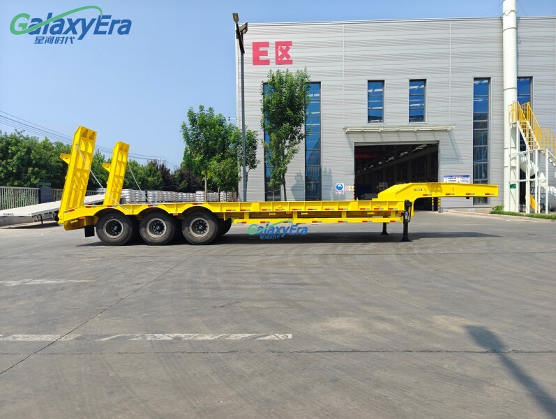 80 Ton Low Bed Truck Trailer