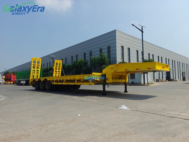 80 Ton Low Bed Truck Trailer