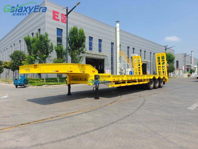 80 Ton Low Bed Truck Trailer