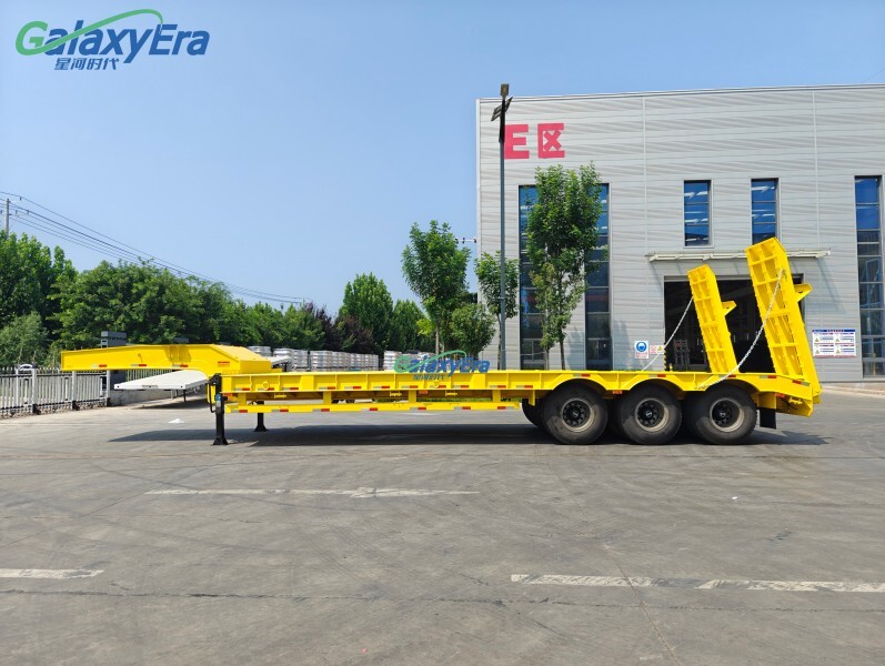 80 Ton Low Bed Truck Trailer