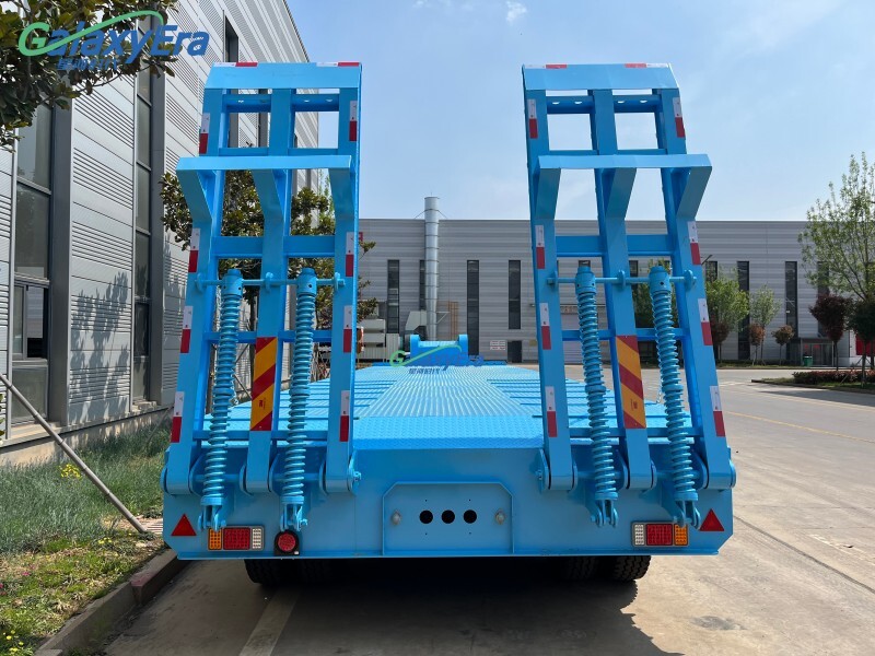 120 Tons Carrier Low Bed Truck Trailer