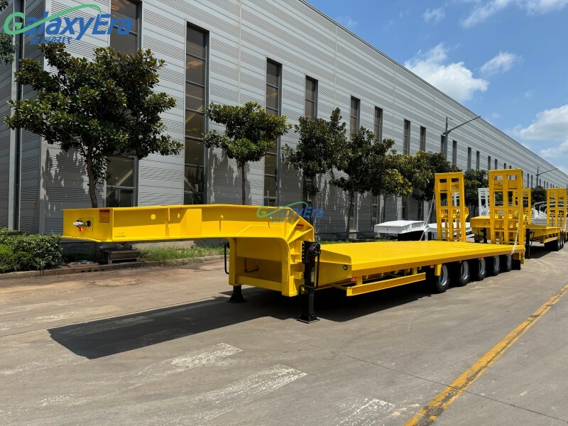 80 Ton Low Bed Truck Trailer