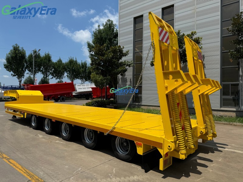 80 Ton Low Bed Truck Trailer