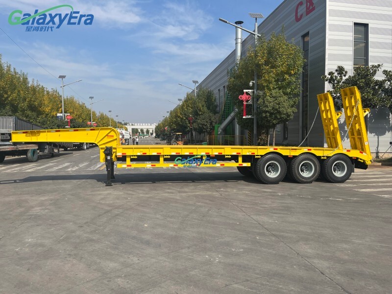 80 Ton Low Bed Truck Trailer