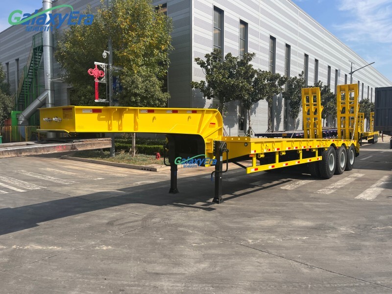 80 Ton Low Bed Truck Trailer