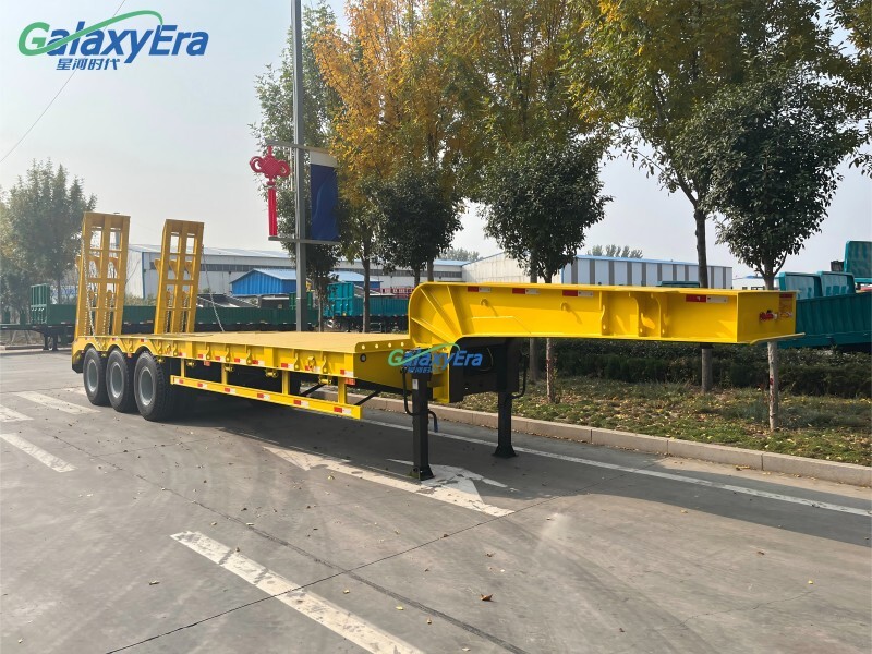 80 Ton Low Bed Truck Trailer
