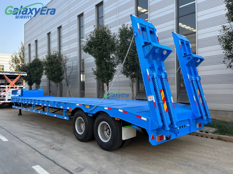 120 Tons Carrier Low Bed Truck Trailer
