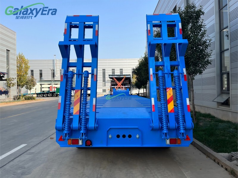 120 Tons Carrier Low Bed Truck Trailer