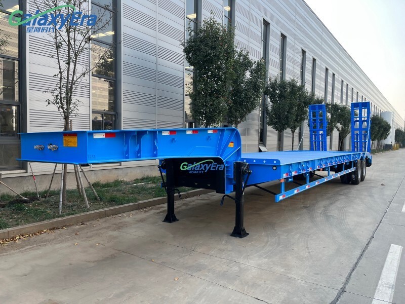 120 Tons Camion Porteur Semi-Remorque Plateforme Basse