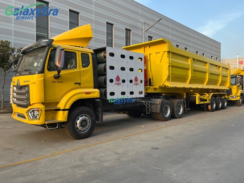 Best Price 3 Axle Dump Semi Trailer Dor Sale