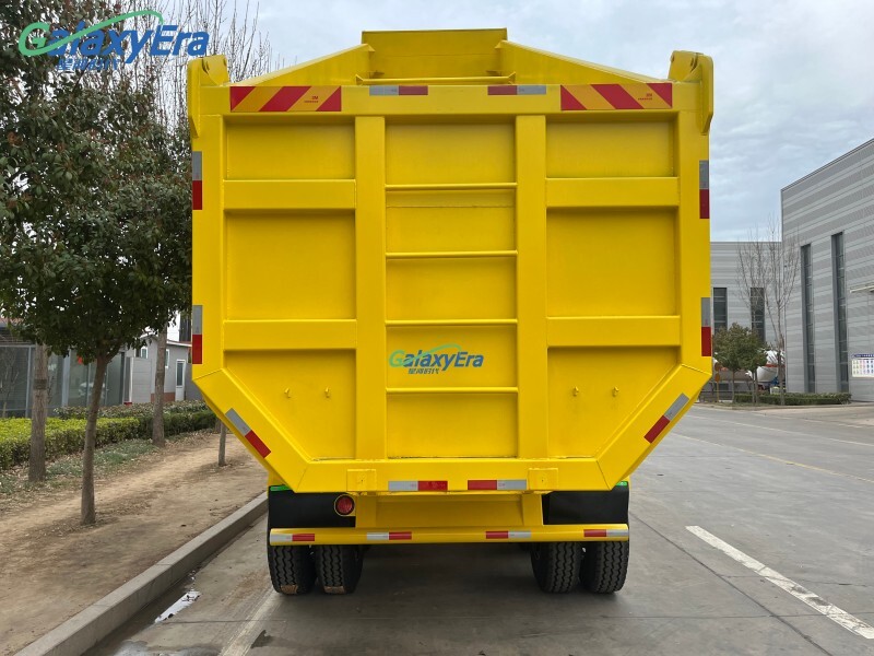 Best Price 3 Axle Dump Semi Trailer Dor Sale