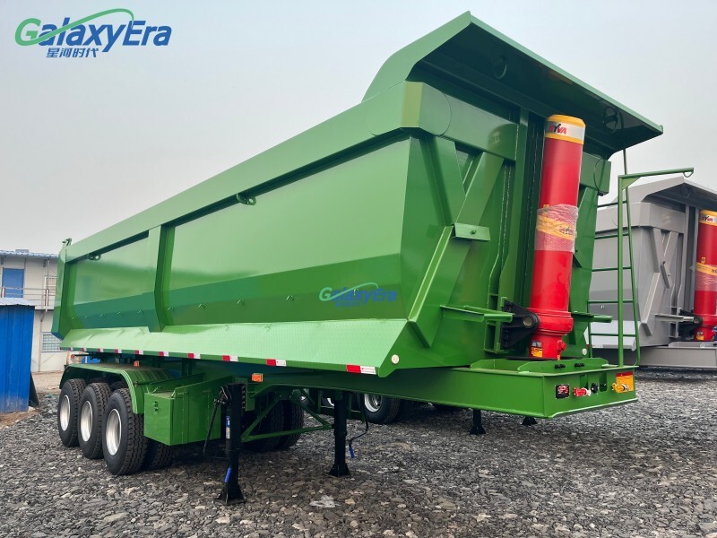 3 Axle End Dump Semi Trailers