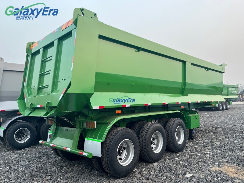 3 Axle End Dump Semi Trailers