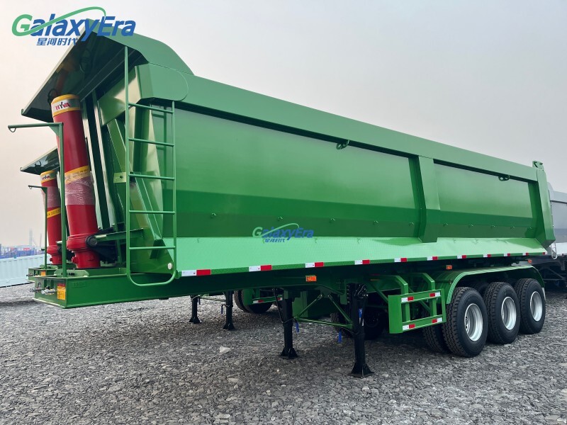 3 Axle End Dump Semi Trailers
