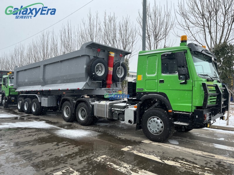 3 Axle End Dump Semi Trailers