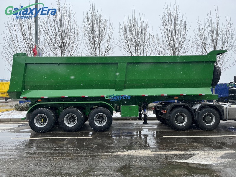3 Axle End Dump Semi Trailers