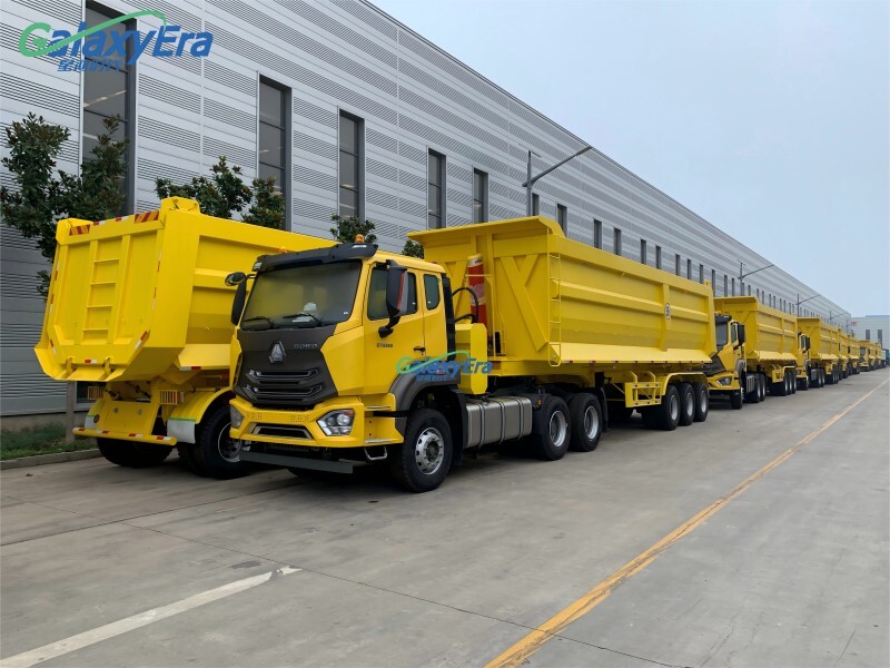 Best Price 3 Axle Dump Semi Trailer Dor Sale
