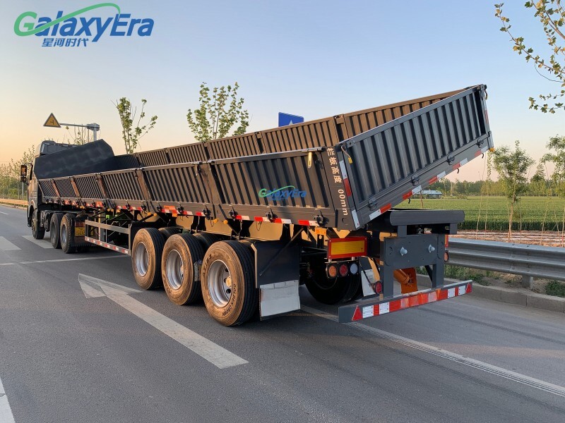 Side Dump Semi Trailer