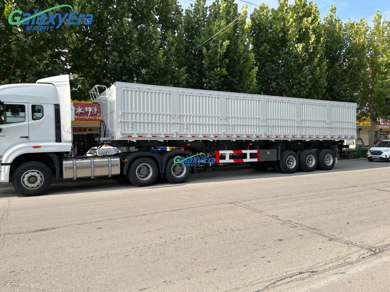 3 Axle Side Dump Trailer Sor Sale
