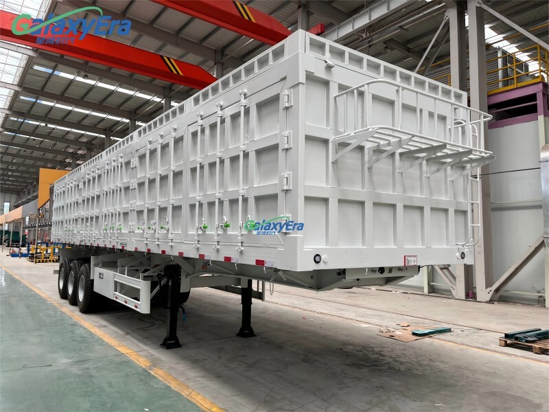 3 Axle Side Dump Trailer Sor Sale