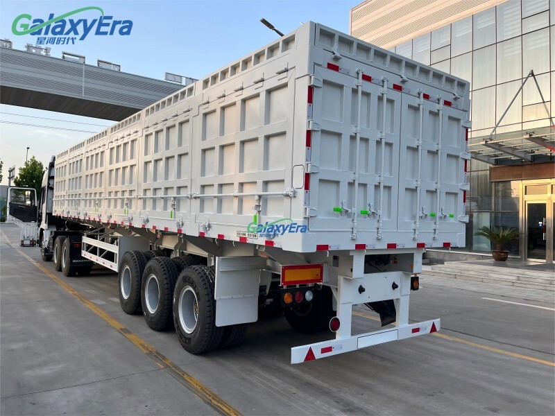 3 Axle Side Dump Trailer Sor Sale