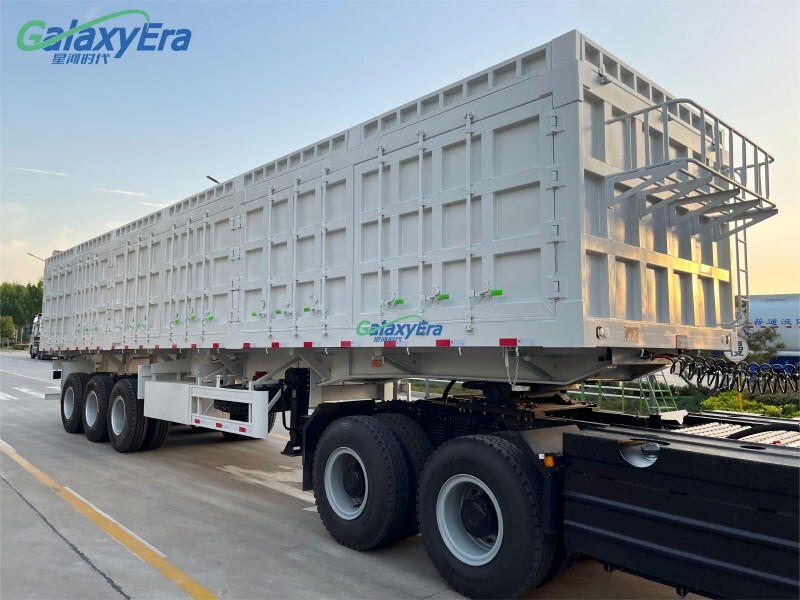 3 Axle Side Dump Trailer Sor Sale