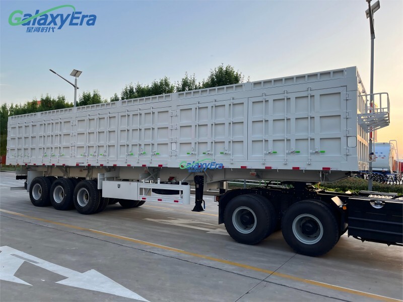 3 Axle Side Dump Trailer Sor Sale